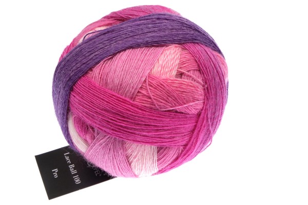 Lace Ball 100 Pro 2517_ Pink Affaire 100% Virgin Wool