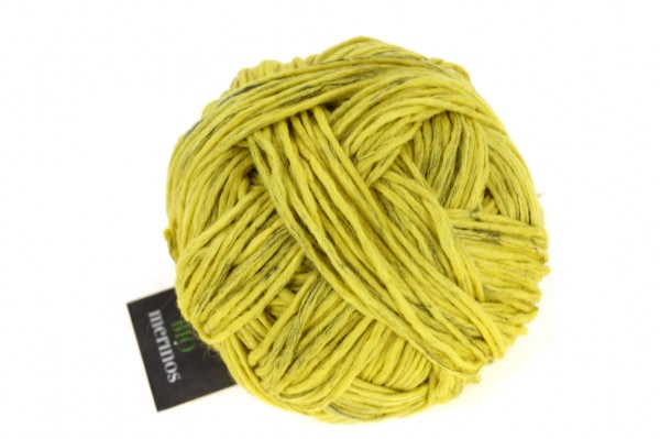 Bio Merinos GOTS certified 0583 Mustard 95% virgin wool 5% Linen
