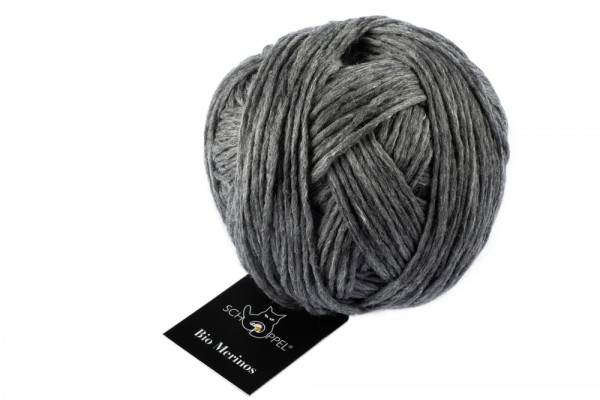 Bio Merinos GOTS 9263m Grey Mélange 95% virgin wool 5% Linen