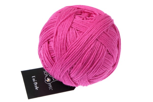 Uni Perle GOTS certified 2680 fuchsia 100% Virgin Wool (Organic Merino fine)