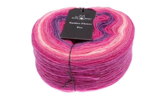 Zauber Flower Pro 2517_ Pink Affaire 100% Virgin Wool