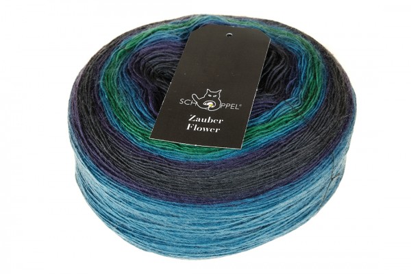Zauber Flower 2179_ Blue Kraut will be Blue Kraut 100% Virgin Wool