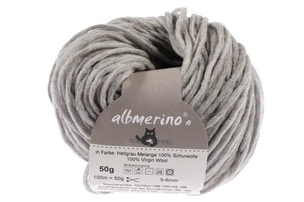 albmerino 9220m Light Grey Blend/Light Grey 100% Virgin Wool